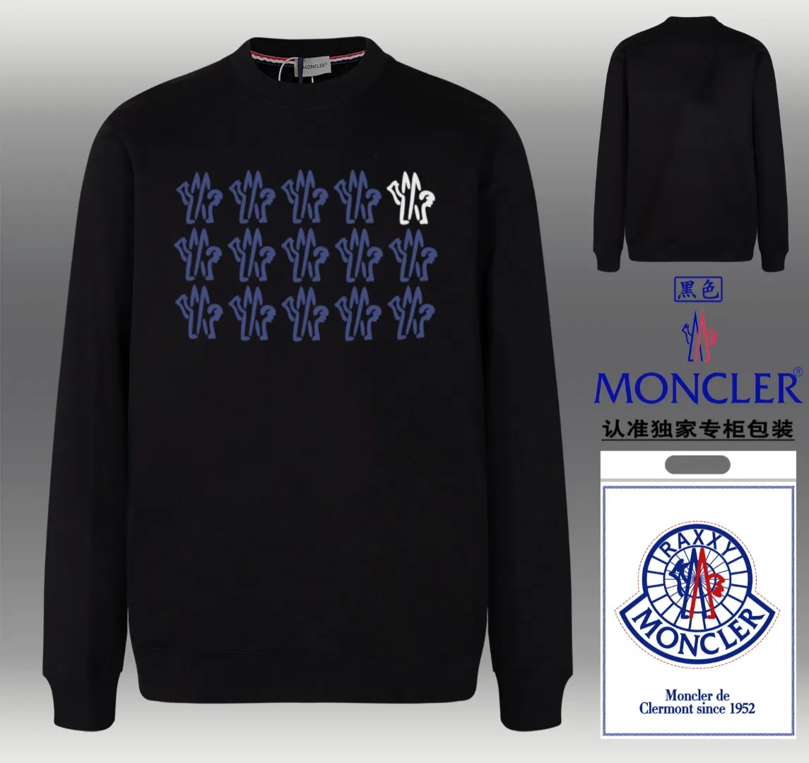 📦 📦 【 In Stock】 〖 𝐌𝐎𝐍𝐂𝐋𝐄𝐑~ 〗 440g ， 😎 ， ， Factory 2025 T ， ， Premium Breathable Same Style ：Black White Size：S M L XL 2XL